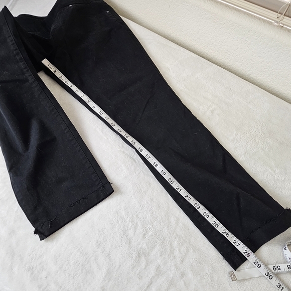 Amelia Slim Ankle Black Pull On Pants Sleek & Comfy - Picture 8 of 13
